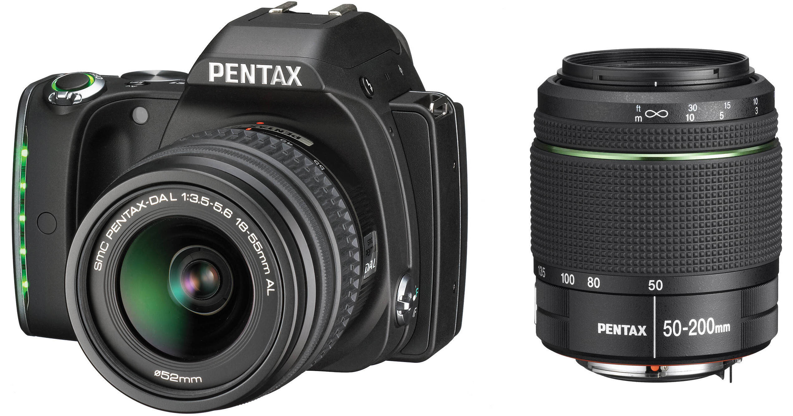 Pentax K-S1 DSLR Camera with 18-55mm and 50-200mm Lenses 06436