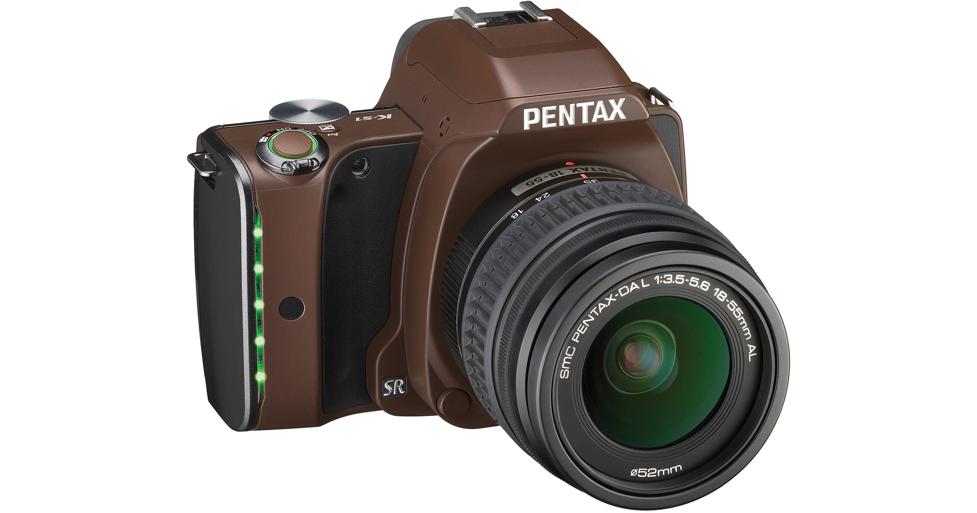 PENTAX K-S1 ダブルレンズ18-55mm 50mmF1.8フラッシュ付 Pentax K-S1 DSLR Camera with 18-55mm Lens (Linen Brown) 06577