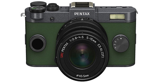 Pentax Q-S1 Mirrorless Digital Camera with 5-15mm Lens 06929 B&H