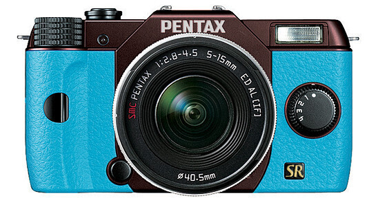 Pentax Q7 ミント x ピンク◆V537 Pentax Q7 Compact Mirrorless Camera with 5-15mm f/2.8-4.5 13854
