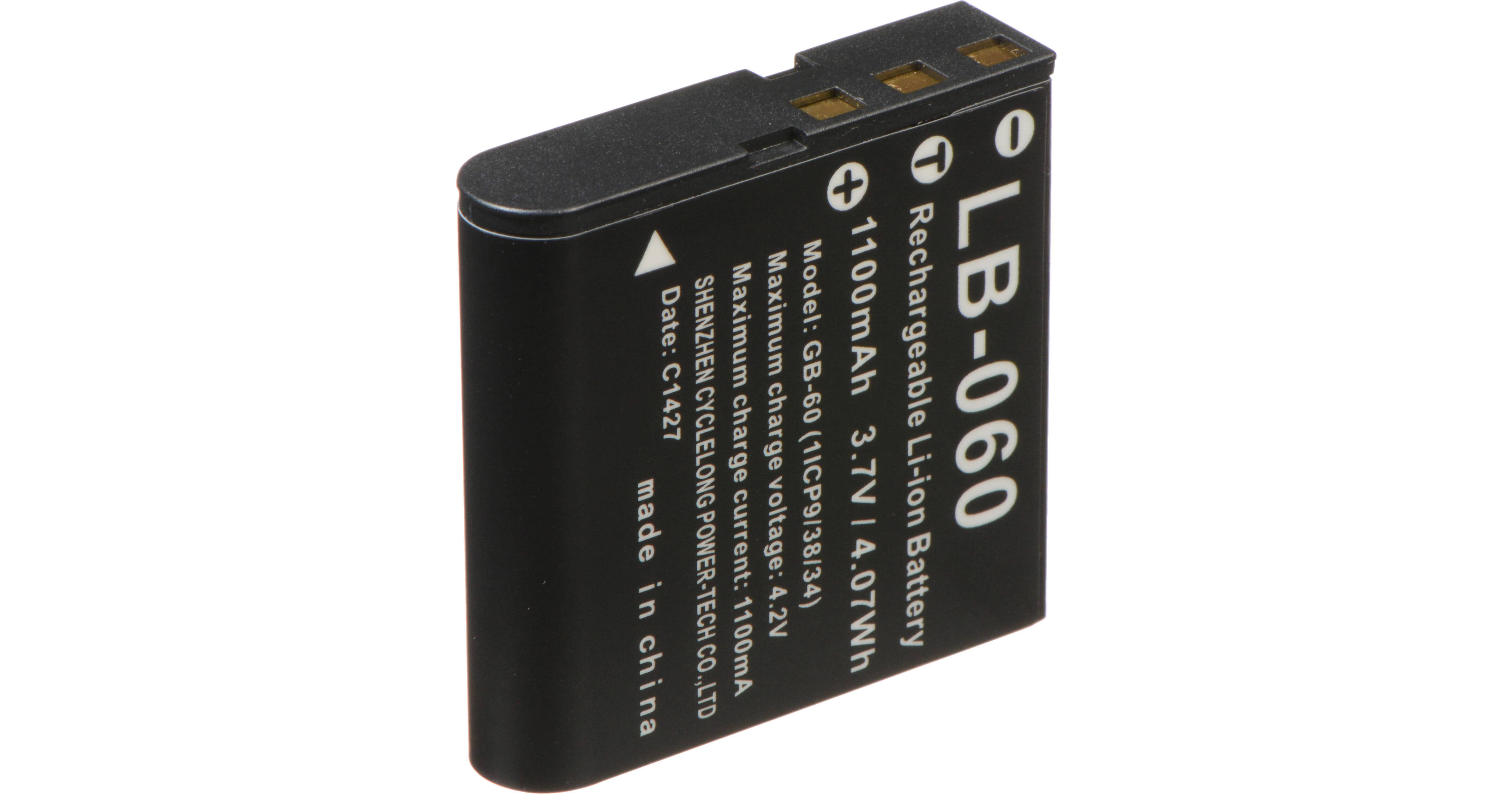 Pentax LB-060(B) Lithium-Ion Battery 38053 B&H Photo Video