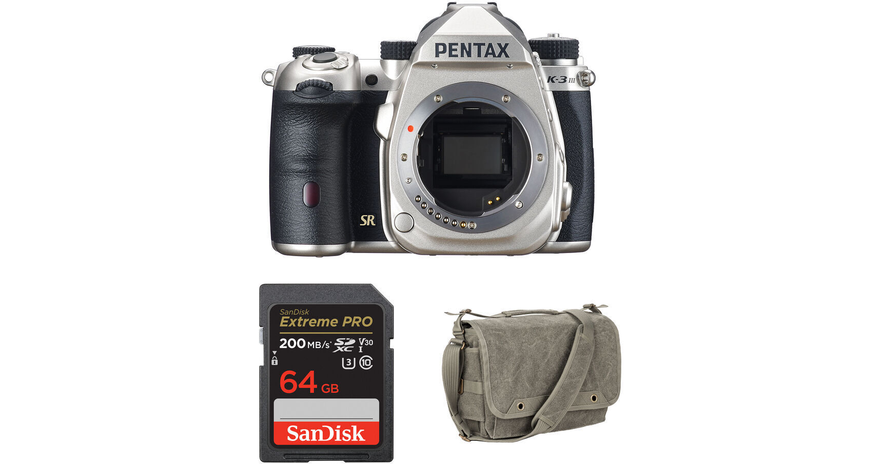 Pentax K-3 Mark III DSLR Camera Body with Accessories Kit