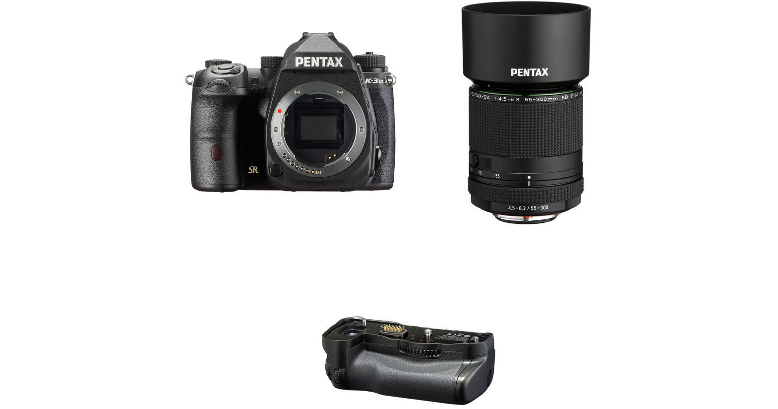 Pentax Pentax K-3 Mark III DSLR Camera with 55-300mm Lens and