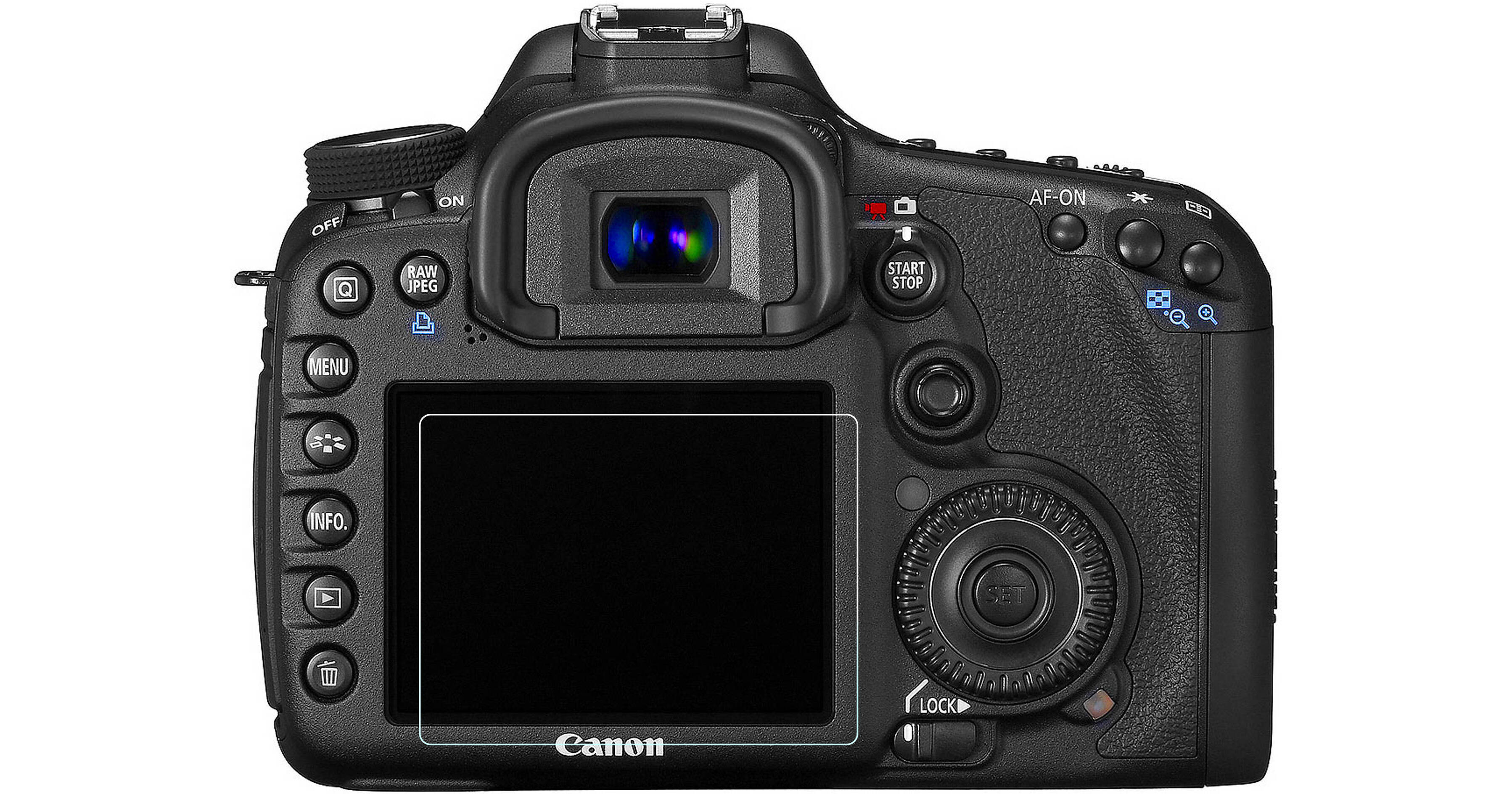 Proteggi Schermo In Vetro Temperato Ottico Di Precisione Per Canon EOS 7D Mark II | Foto&amp;Tech LCD CN 7D II