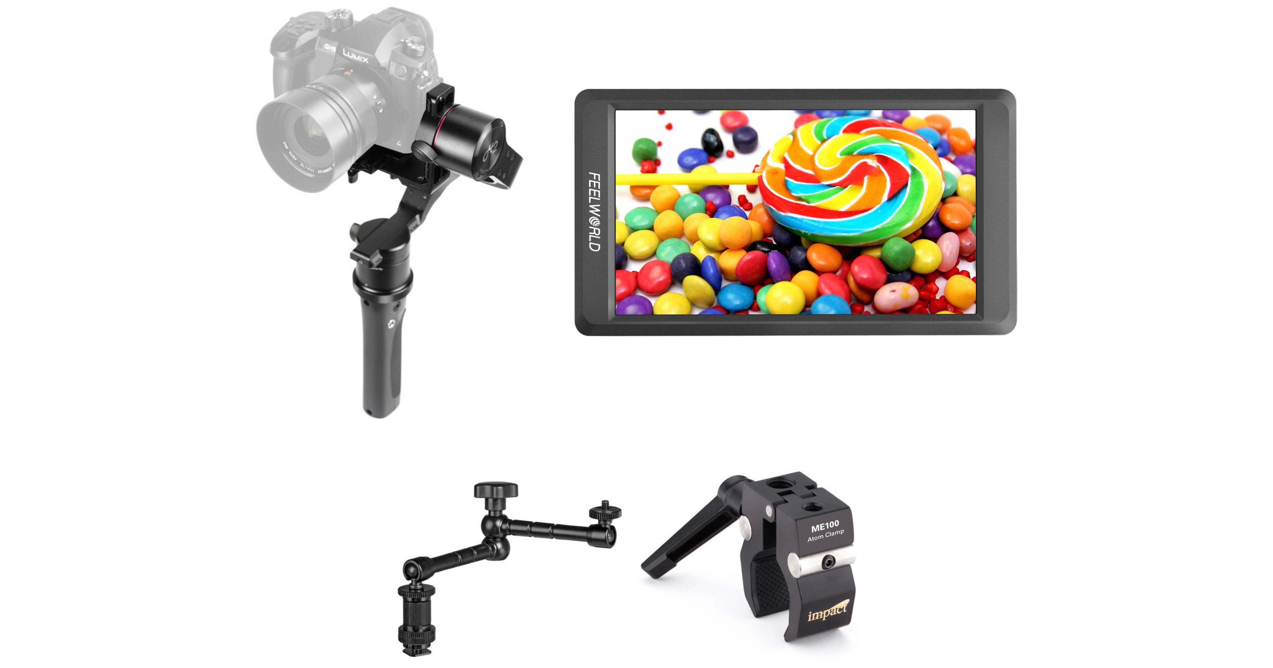 PFY H2-45 3-Axis Handheld Gimbal Kit with 5.5