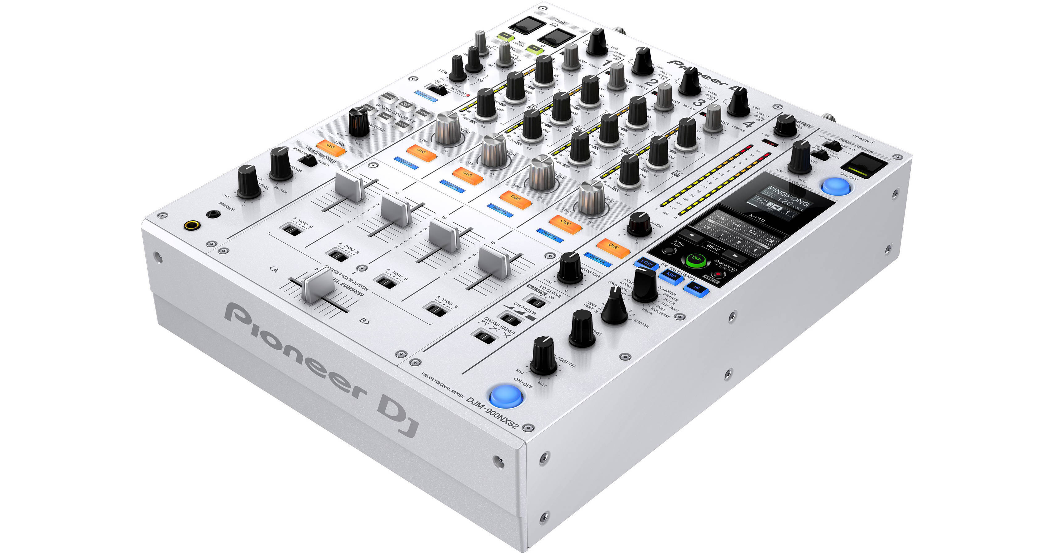 Pioneer DJ DJM-900NXS2 4-Channel Digital Pro-DJ DJM-900NXS2-W