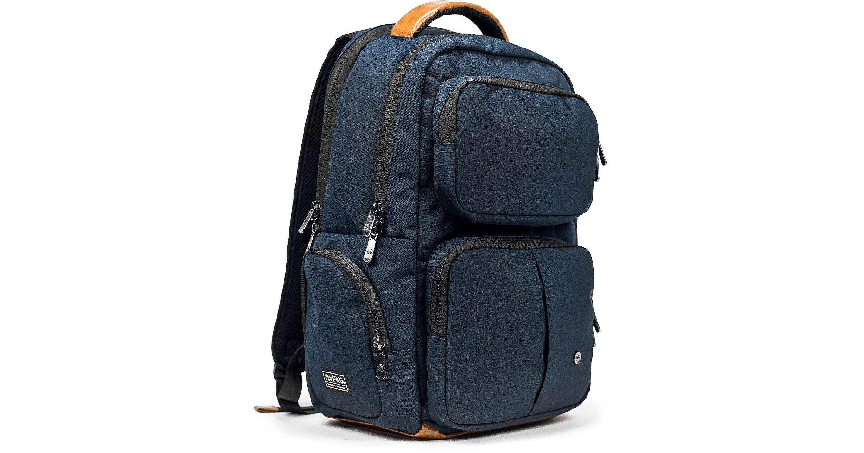 PKG International Aurora II Backpack (Navy/Tan) PKG AURO-NV01TN