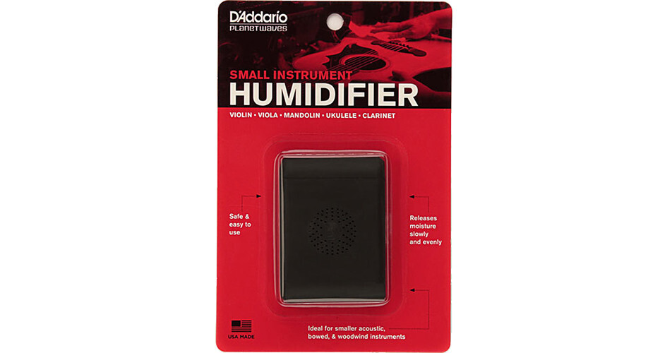 D'Addario Case Humidifier for Small Acoustic, Bowed, & PW-SIH-01
