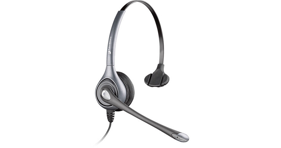 Plantronics MS250 Commercial Aviation Headset with PJ055