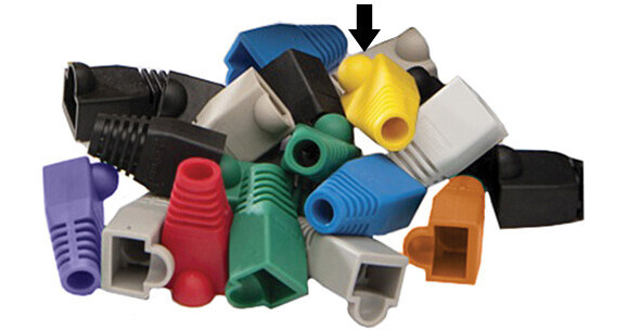 Boota R J Platinum Tools 6.5mm RJ-45 Boots Colored Boots 105086 B&H Photo