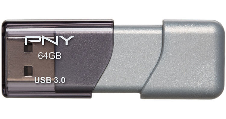 PNY Unidad Flash USB 3.0 Elite Turbo Attache 3 (paquete De Cinco Unidades) Modelo P-FD64GTBOP-GE Plus (2) Everything But Stromboli (TM) Cordón