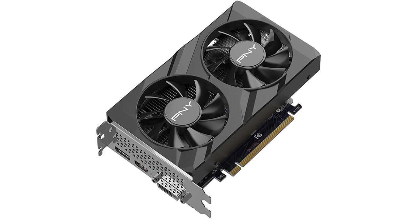 PNY NVIDIA GeForce RTX 3050 VERTO Dual Fan VCG30506DFXPB1 B&H