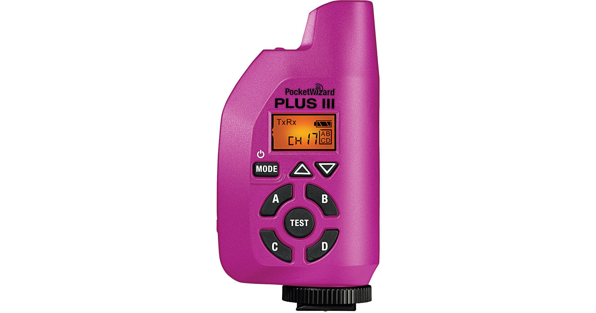 PocketWizard Plus III Transceiver (Pink) PW-PLUS3-FCC B&H Photo