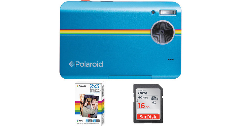 Polaroid Z2300 Instant Digital Camera with Paper & SD Card Kit