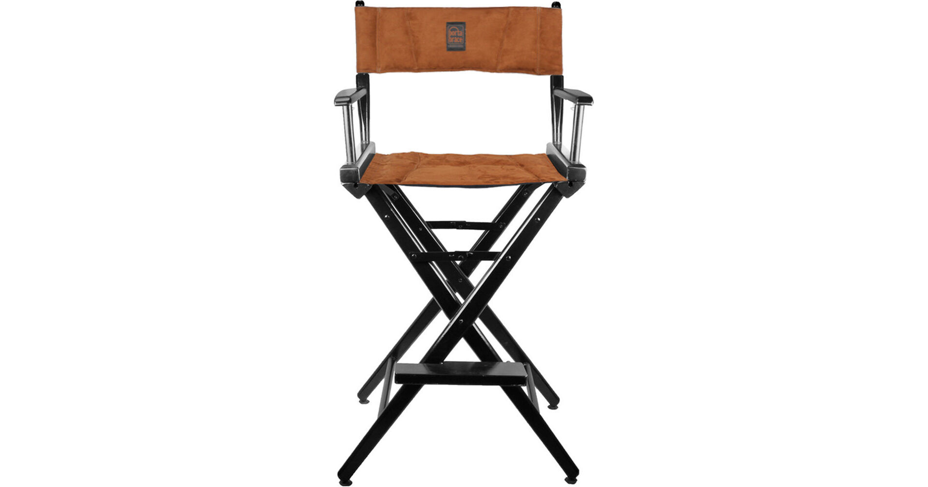 Kids Folding Chairs Filmcraft Professional Director's Chair - Medium 24" Seat Height, Natural Wood & Black Canvas Director's Chair