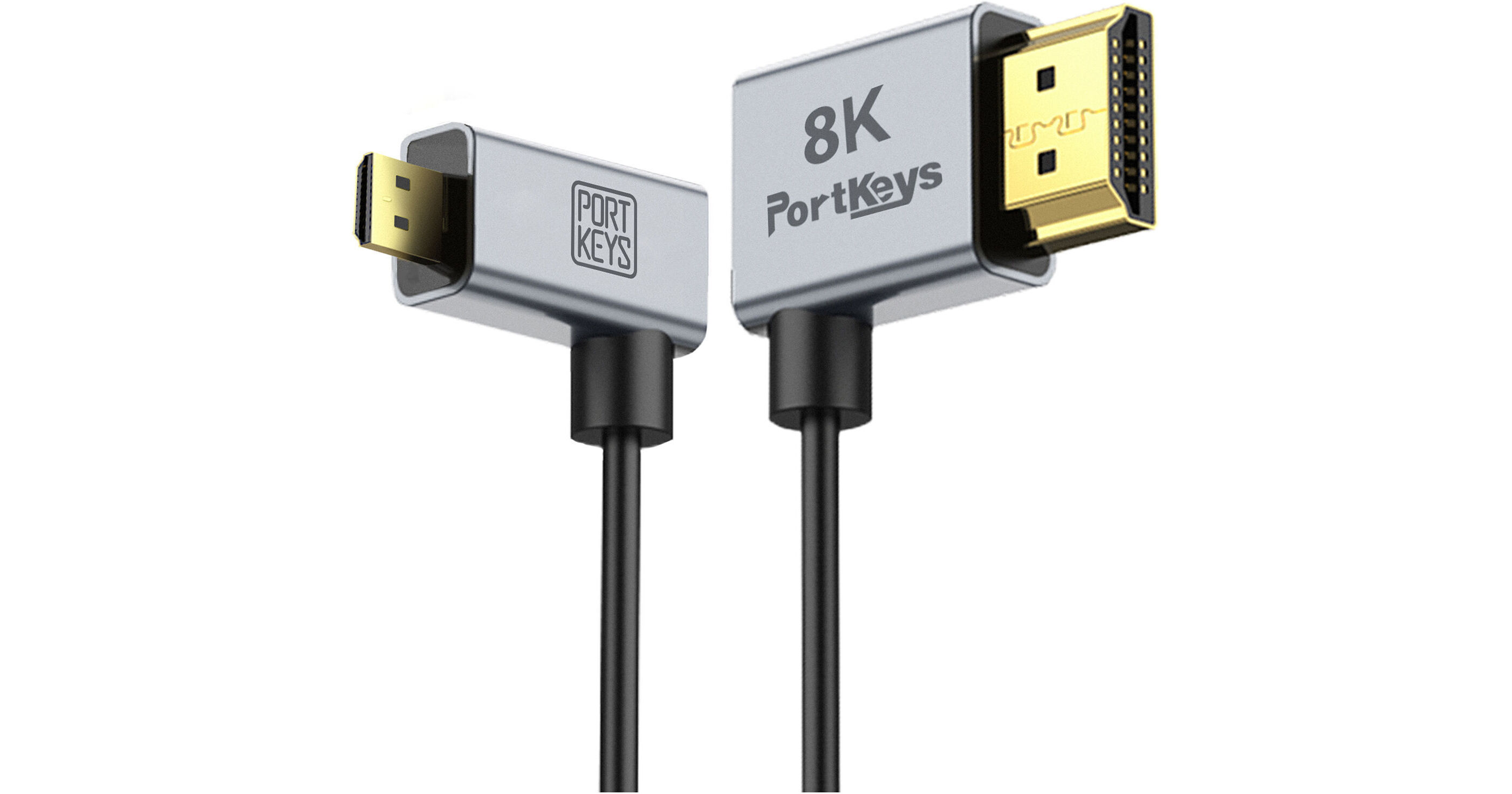 PORTKEYS 2.5mm Ultrathin 2.5MM ULTRA-THIN HDMI A TO D CABLE 1M
