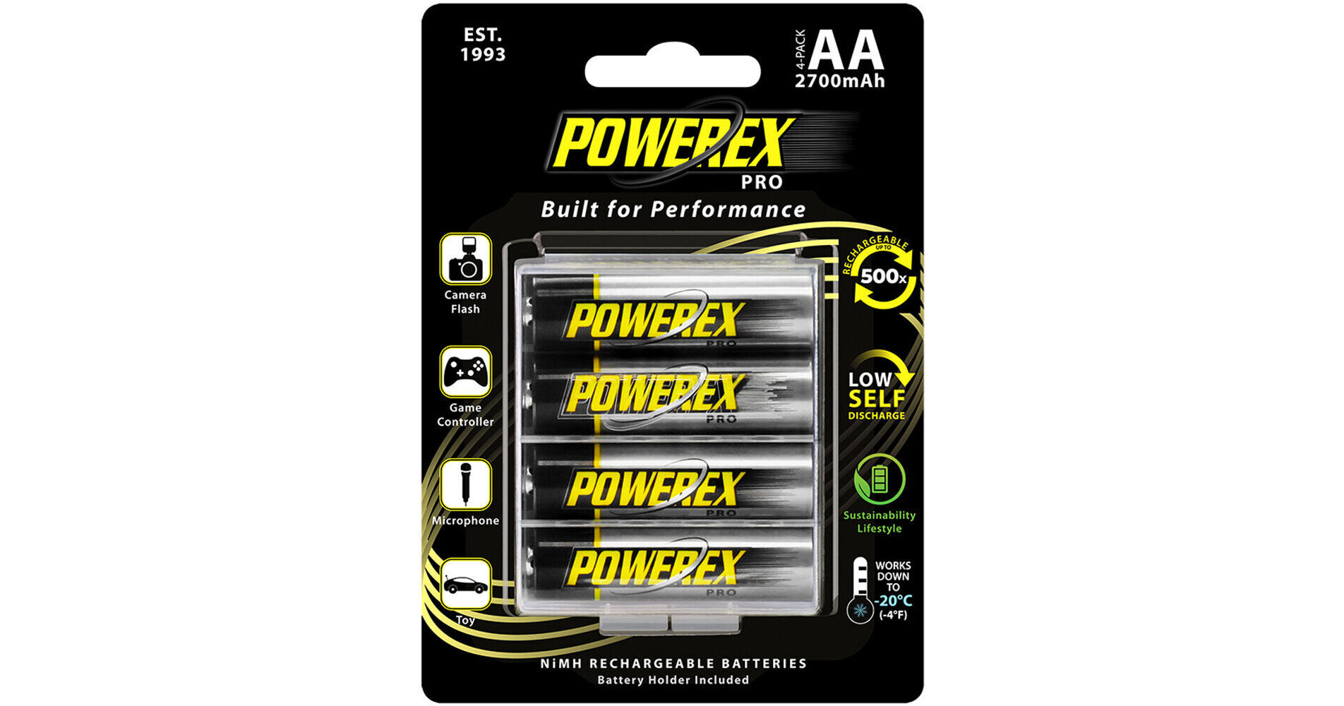 brightest flashlight aa powex rechargeable nimh TWIN POWER 1000 LUMEN LED Convenience is key with these Powerex batteries Powerex Pro Rechargeable AA NiMH