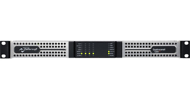 プレ4 Powersoft Quattrocanali 1204 DSP 1200W 4-Channel PF00D463 B&H