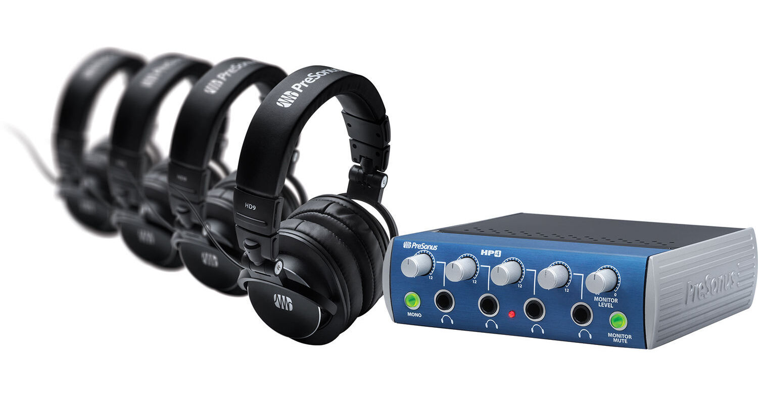 PreSonus HD9/HP4 Pack 4-Channel Headphone HD9 / HP4 PACK B&H