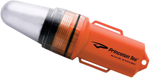 Linterna Acuática Princeton Tec Aqua Strobe LED - 100 Lúmenes, Flotante, Para Buceo O Emergencias