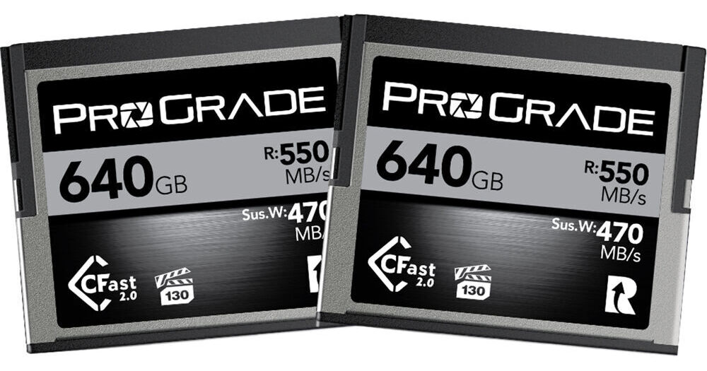 ProGrade Digital 640GB CFast 2.0 Cobalt Memory PGCFA640GCR2BH