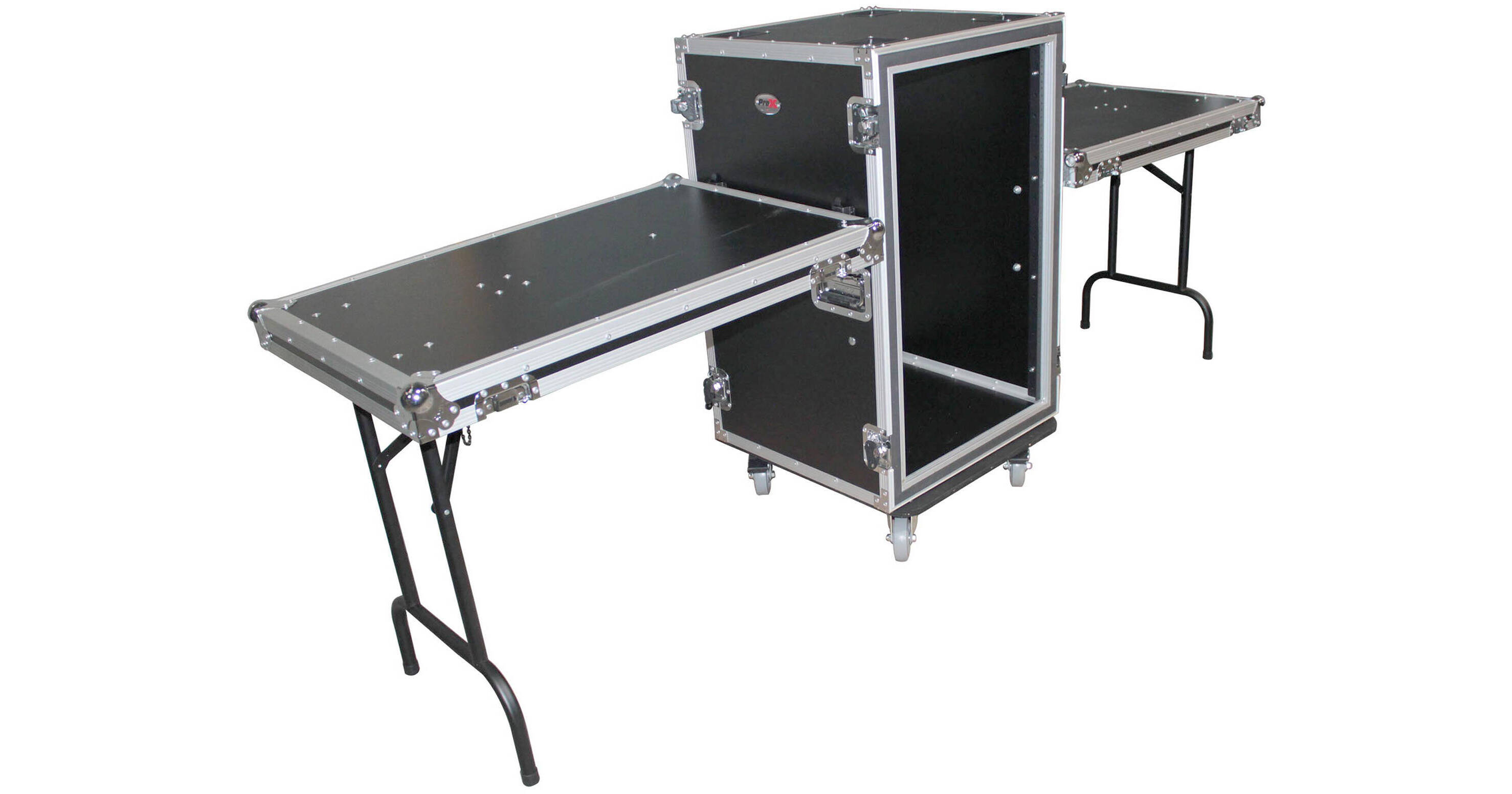 ProX Vertical Shockproof Amp Rack Case with Dual T-14RSP24DST