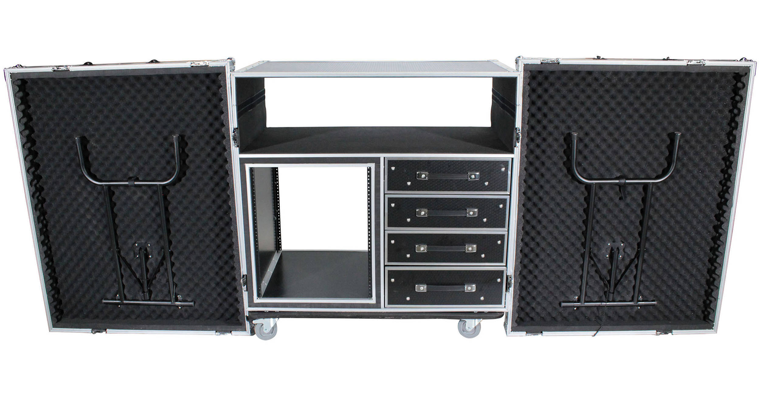 ProX 12 RU Dual-Table Case and Mixing Console XS-12U4DTWCO ALBA