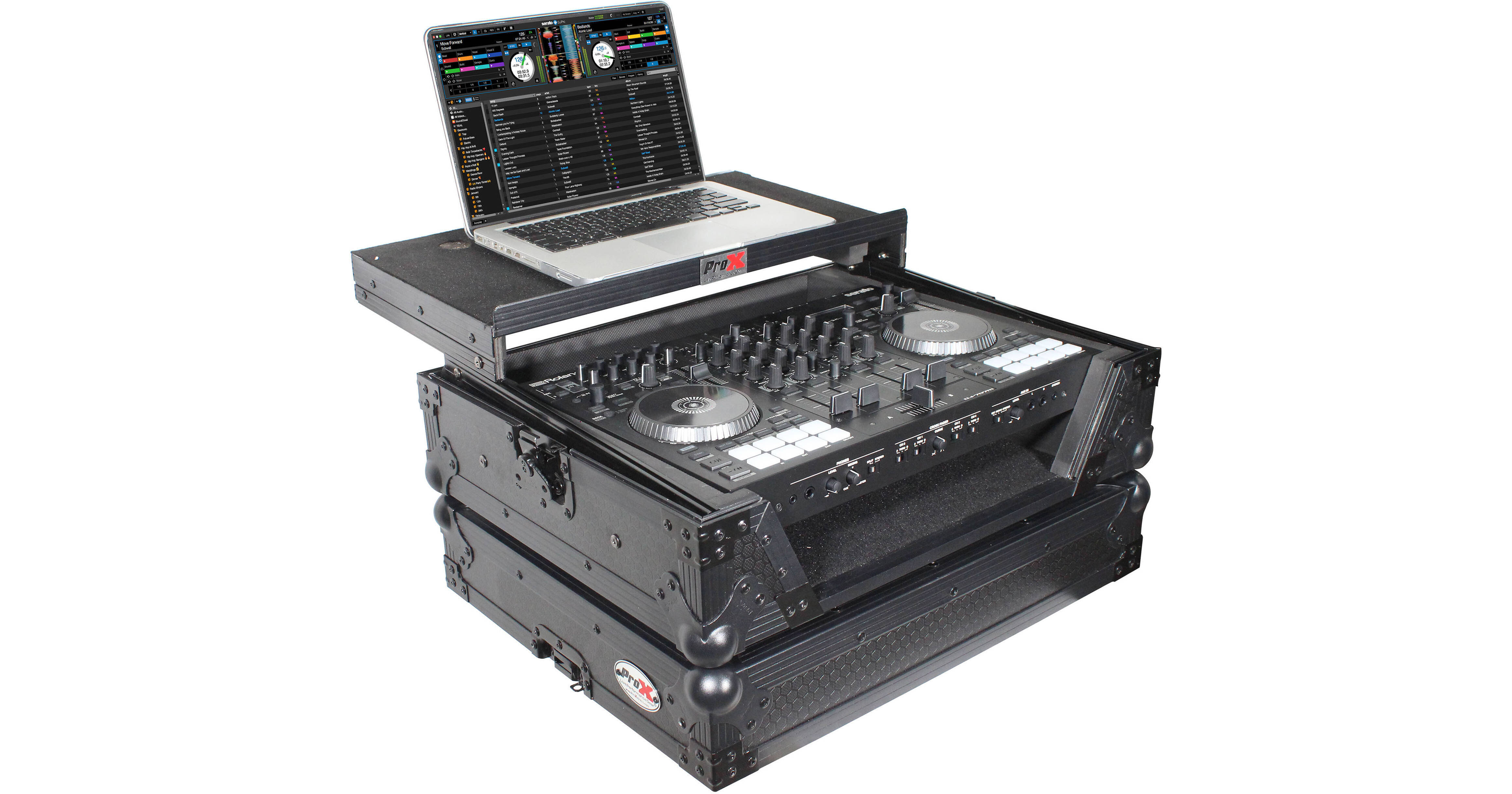 ProX Flight Case with Shelf for Roland DJ-707M XS-DJ707 LTBL B&H