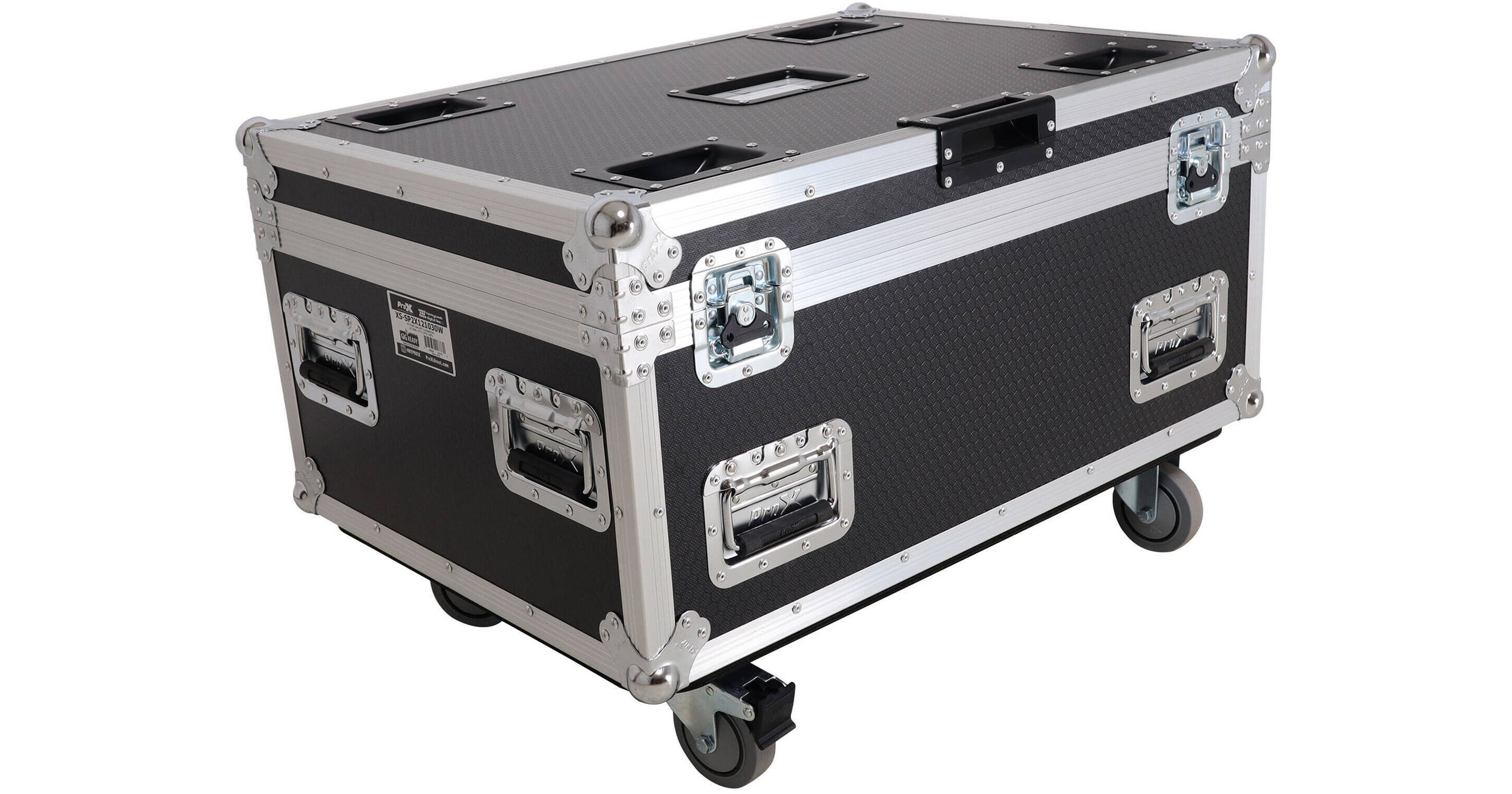 ProX Universal ATA Dual Speaker Flight Case for 2x