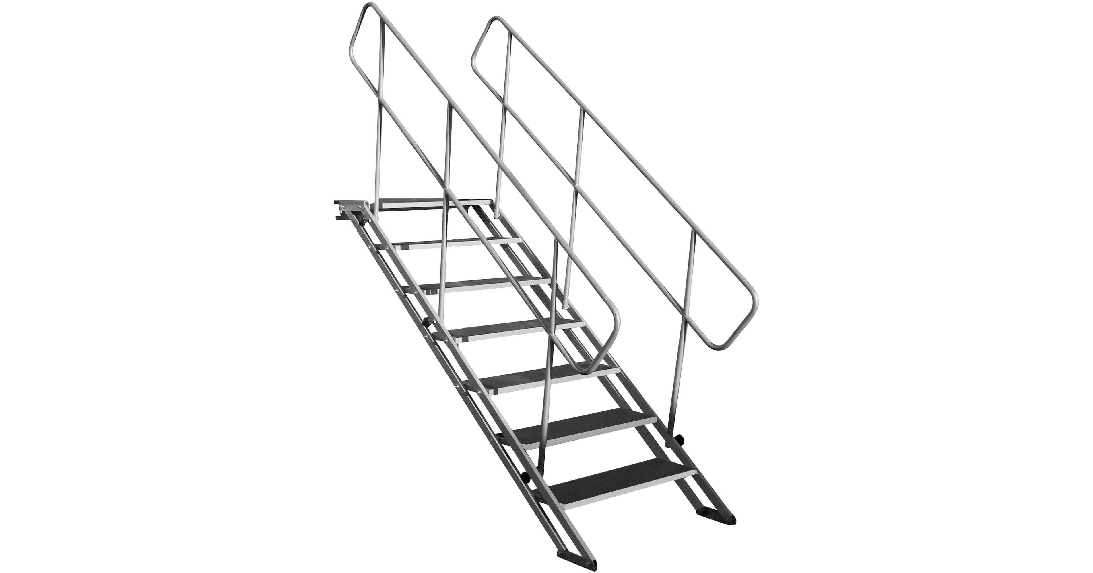 ProX StageQ 7-Step Foldable Stairs with Handrail (48