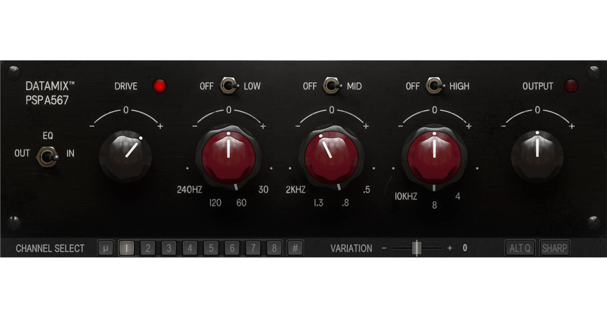 PSPAudioware Datamix A567 Console EQ Plug-In 11-43953 B&H Photo