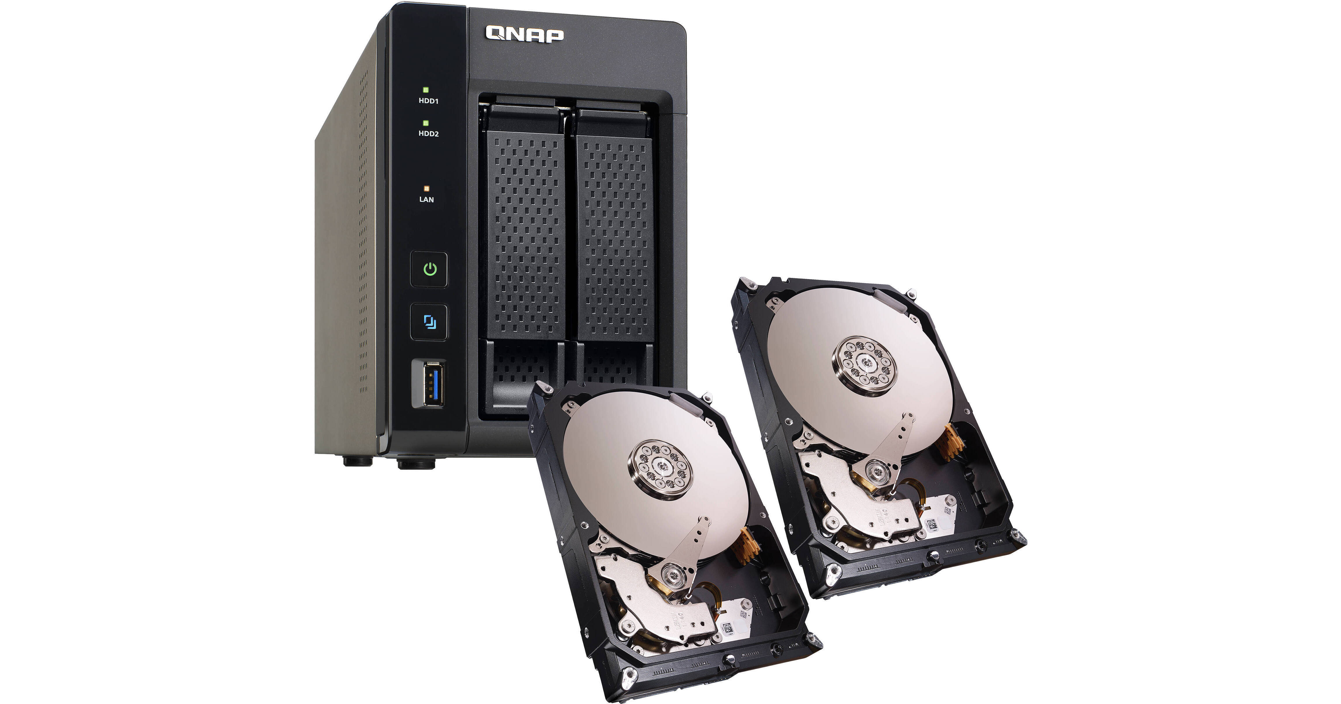 QNAP TS-253A 8TB (2 x 4TB) Two-Bay NAS Server Kit with Seagate QNAP TS-253A 8TB (2 x 4TB) Two-Bay NAS Server Kit with Seagate