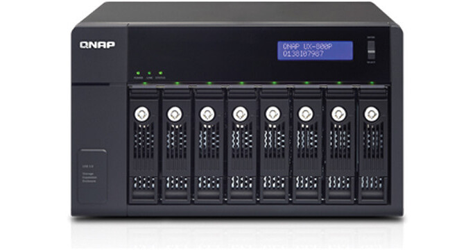 QNAP UX-800P 8-Bay RAID Expansion Enclosure UX-800P B&H Photo