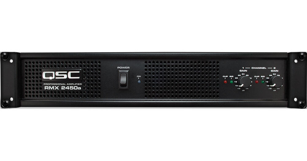 QSC RMX2450a Low-Z Power Amplifier (800 W per Channel) RMX2450A