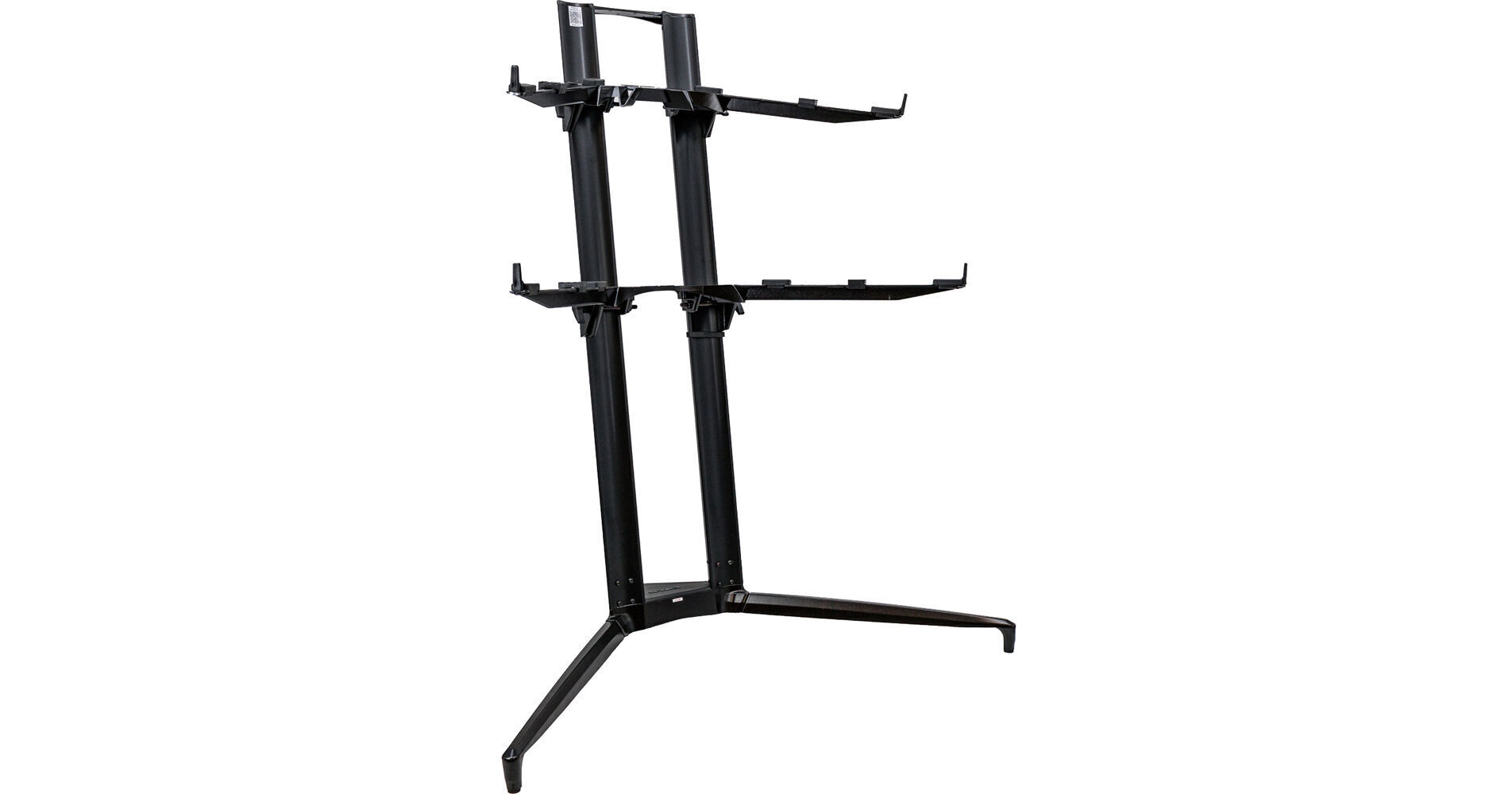STAYキーボードスタンドか Piano 1200/02 ブラック QuikLok Piano 1200 Keyboard Stand STAY-PIANO-1200-02-BLK-U B&H