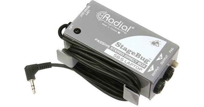 Radial Engineering StageBug SB-5 Stereo Laptop DI R800 0150 B&H