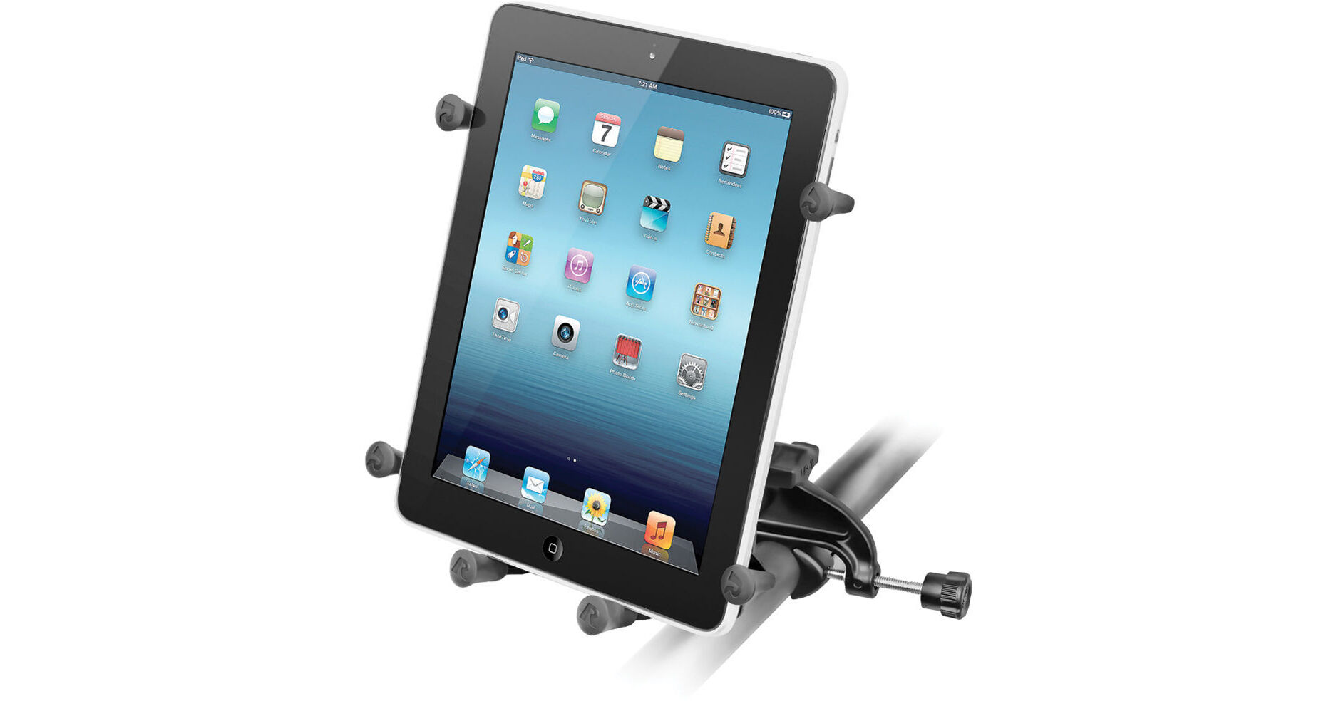 RAM YOKE CLAMP BASE with SOCKET ARM and ROUND BASE RAM-B-121U (SKU 3655) main image 1