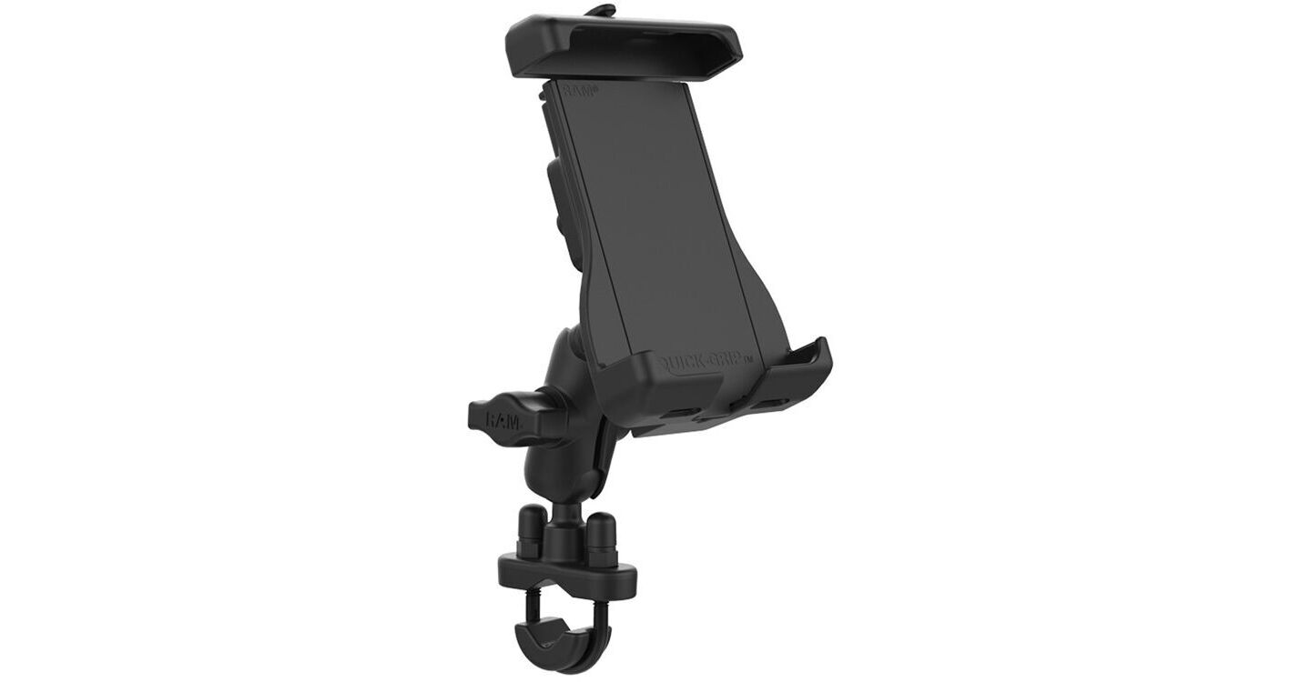 RAM Bike Handlebar Mount RAM-B-149z with ARKON Waterproof Case for the Navigon 20 Plus (SKU 9310)