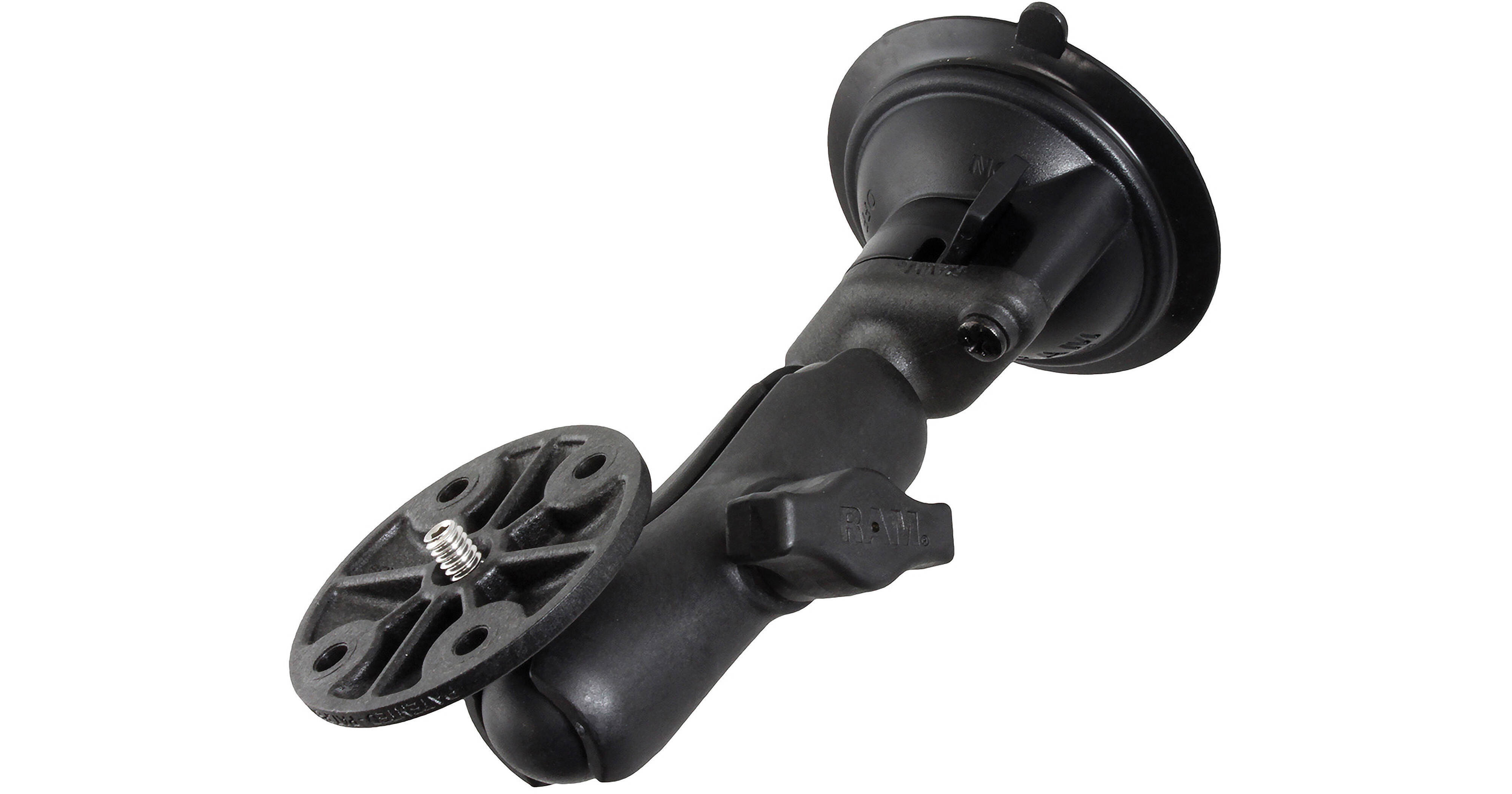 RAM 3 1-4inch TWIST LOCK SUCTION CUP MOUNT, ARM & ROUND BASE RAM-B-166-202 (SKU 3860) main image 0