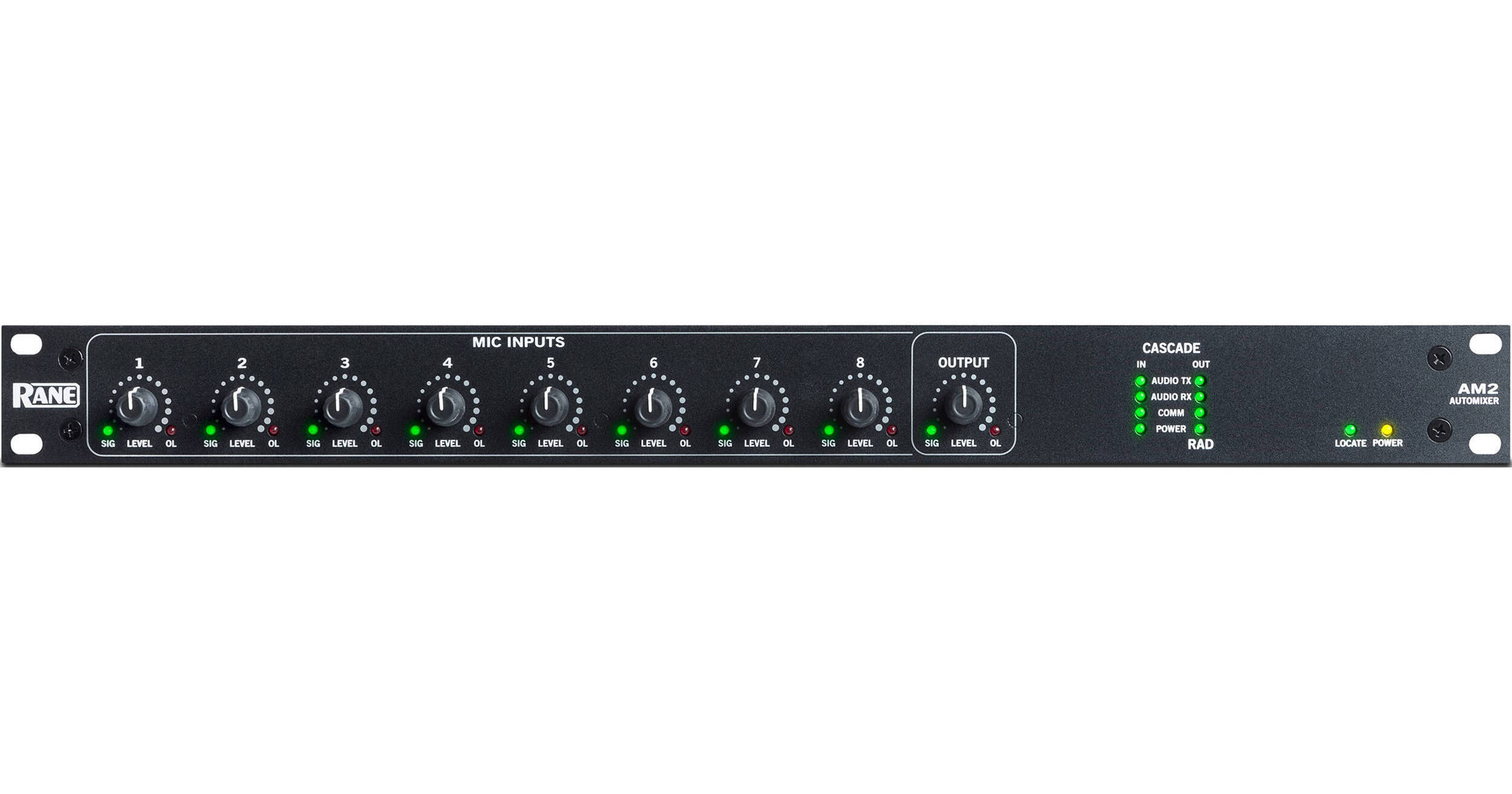 Rane Commercial AM2 8-Channel Automixer AM2XUS B&H Photo Video