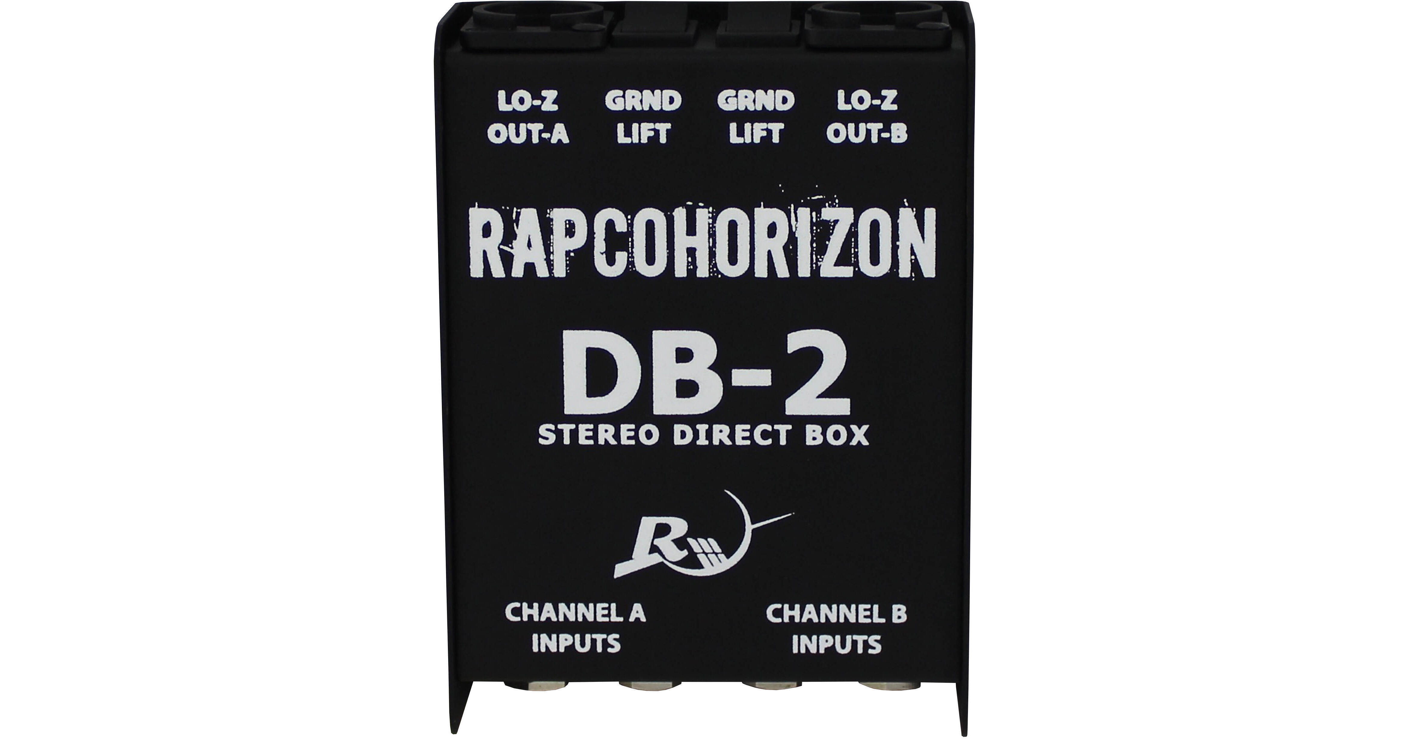RapcoHorizon DB-2 Stereo Direct Box DB-2 B&H Photo Video
