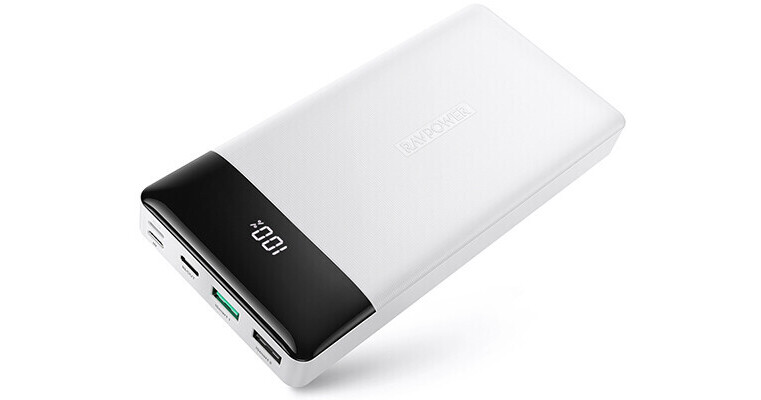 RAVPower PD Pioneer 3-Port 20,000mAh Power Bank 65-02000-483 B&H