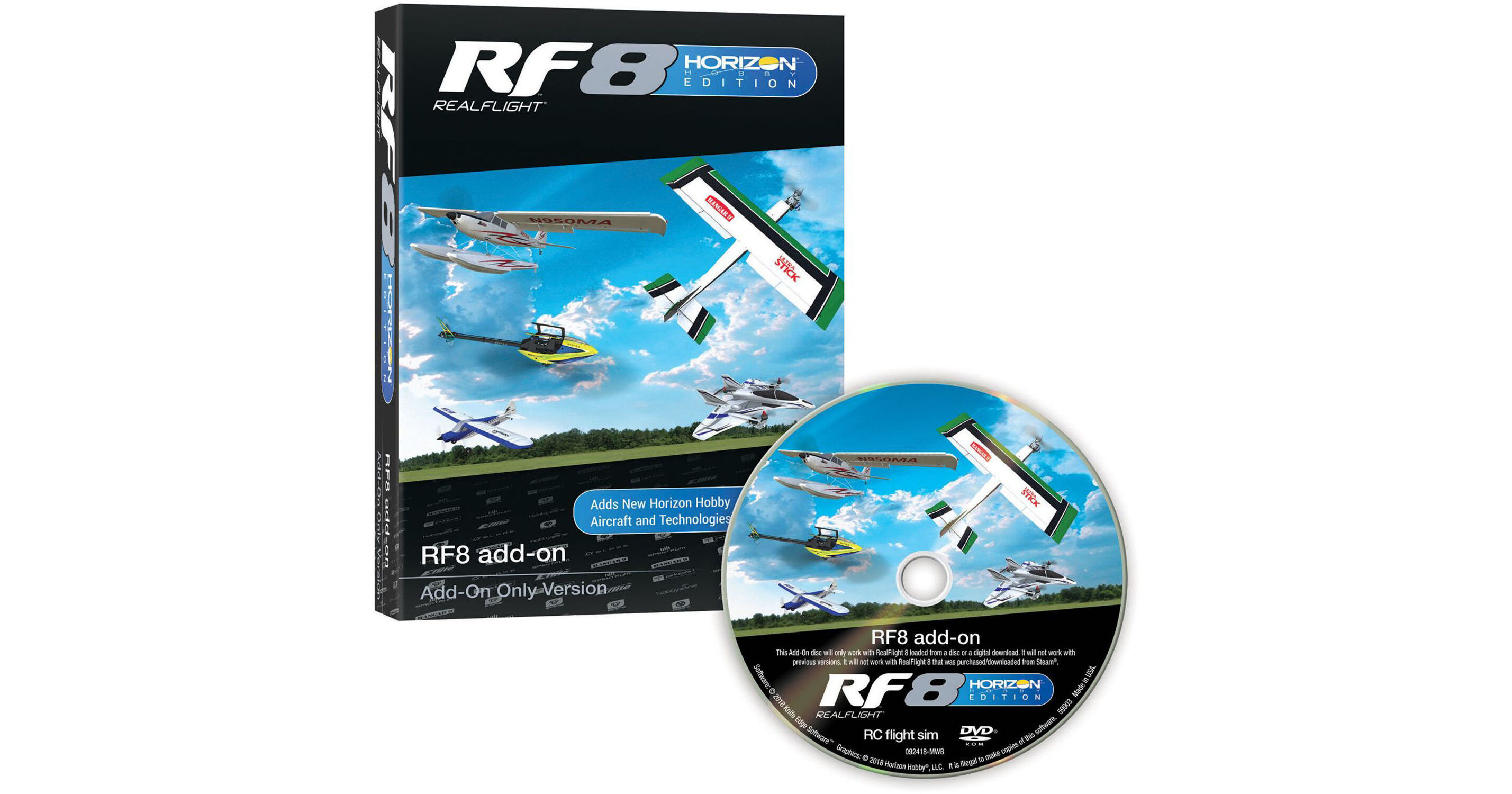 SIMULATEUR REALFLIGHT 9.5 HORIZON HOBBY EDITION LOGICIEL SEUL - RFL1201 - Art Technic Modélisme