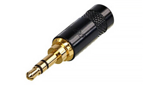 Rean 3.5mm Stereo Mini Plug with Black Housing and NYS231LBG B&H