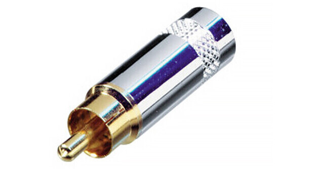 Rean NYS352G RCA Phono Plug (Nickel / Gold Contacts) NYS352G B&H