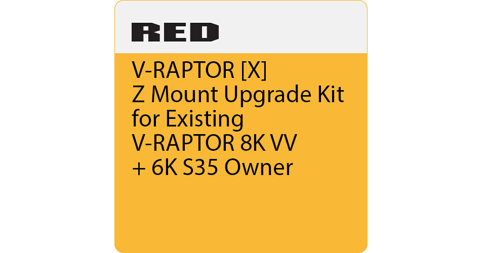 RED DIGITAL CINEMA V-RAPTOR [X] Z Mount Upgrade Kit 190-0687 B&H