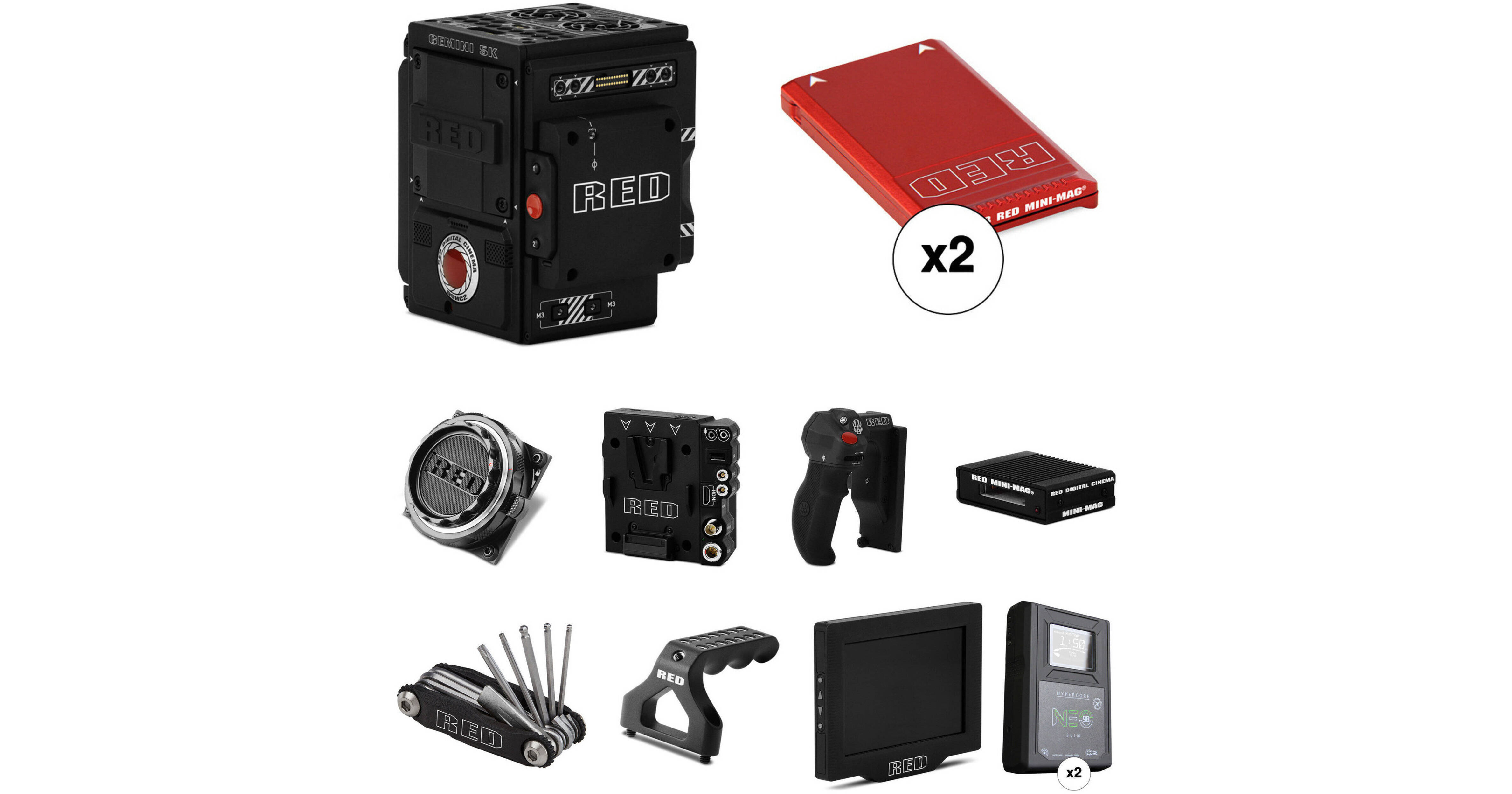 RED DIGITAL CINEMA DSMC2 GEMINI 5K Grab & Go Camera Kit B&H