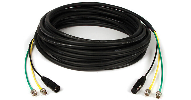 Remote Audio 2x HD-SDI & XLR AV Snake Cable (100 ft) CASNAV100