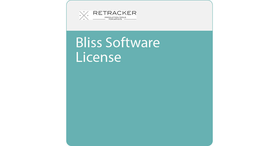 REtracker Bliss Software License RB2B-S B&H Photo Video