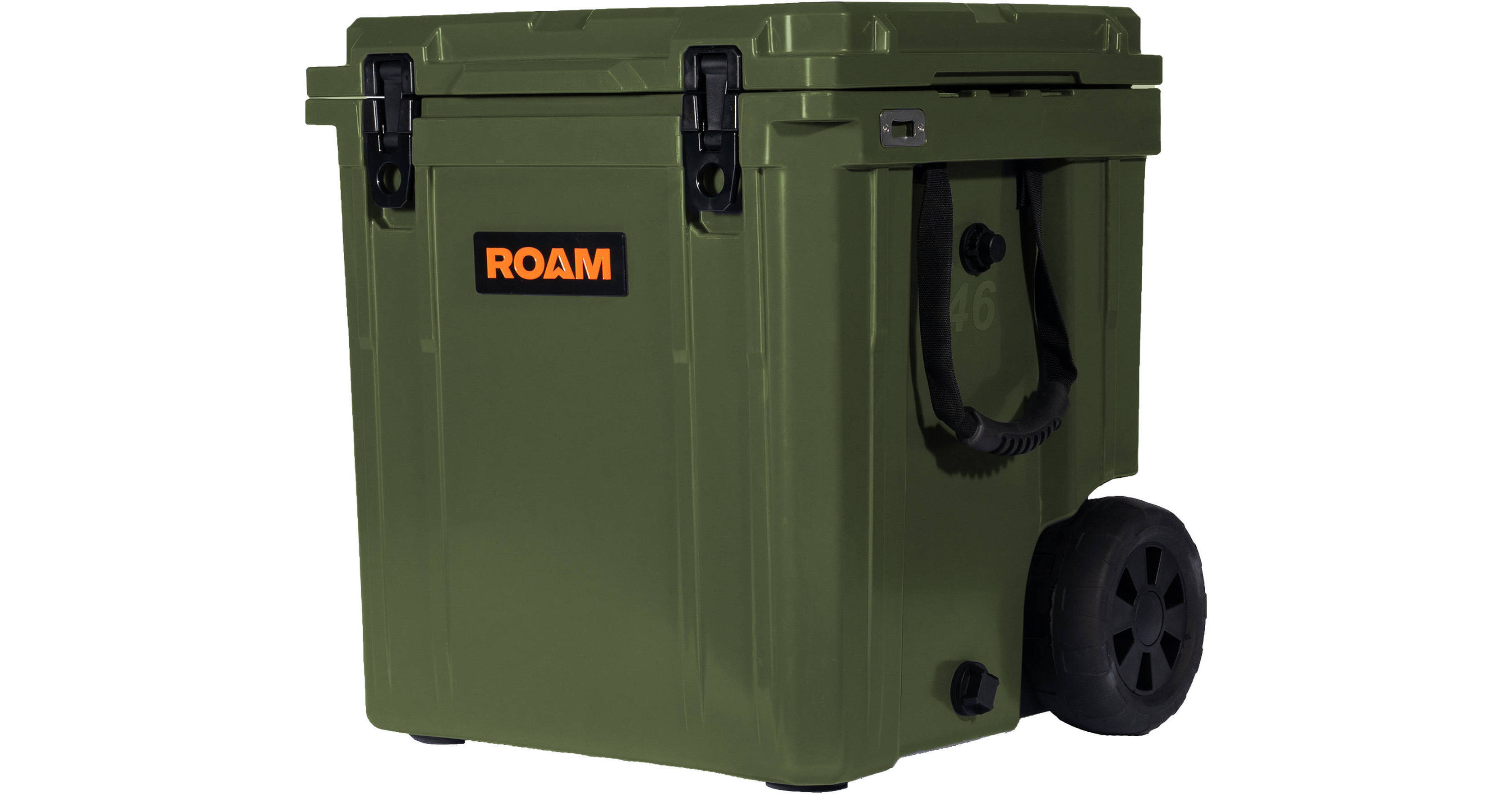 Romo  ROAM Adventure Rolling Rugged Cooler ROAM-CLR-46W-ODGREEN-V2 B&H
